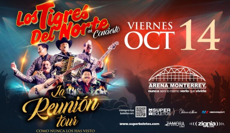 tigres del norte arena monterrey
