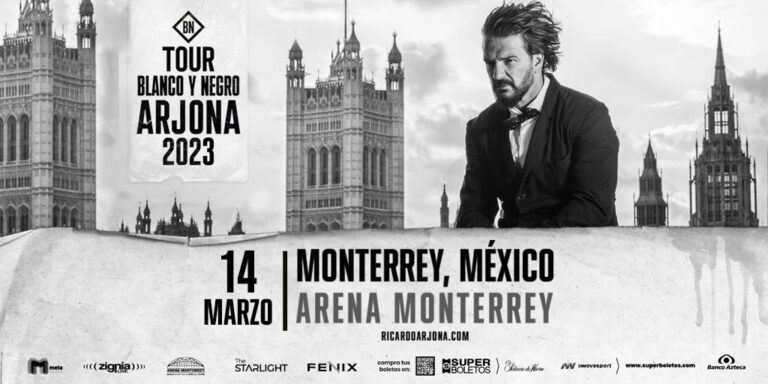 Concierto Ricardo Arjona regresa con su tour “Blanco y negro”. en Monterrey