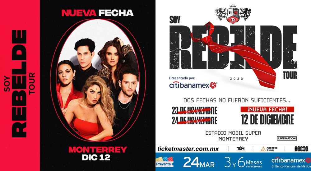 concierto de rbd en monterrey