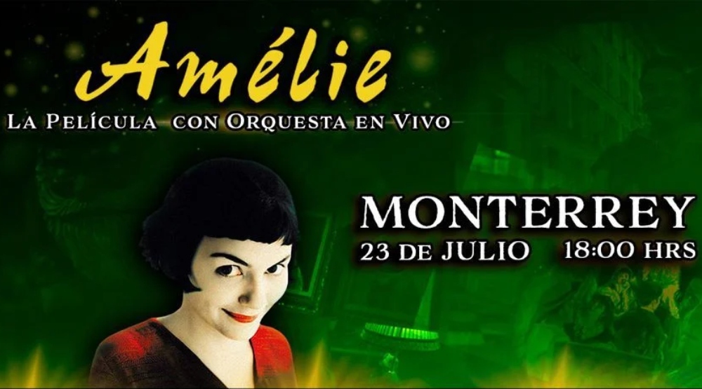 Concierto A disfrutar “Amelie” con sinfónica en Monterrey