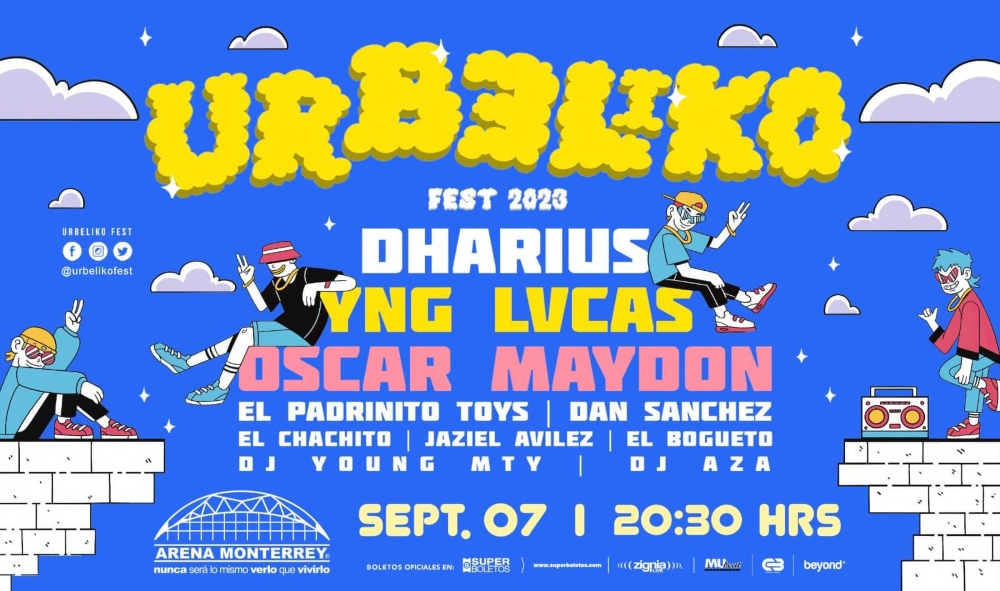 urbeliko fest 2023 monterrey dharius ynglvcas oscar maydon