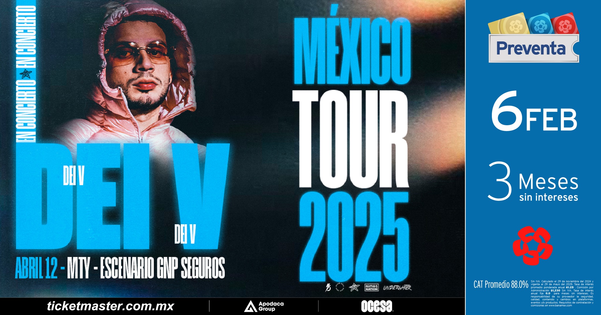 Concierto A perrear con Dei V en Monterrey en Monterrey