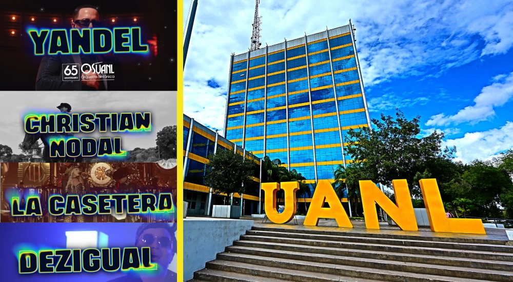 Concierto Yandel con Sinfónica, Nodal y más en el Aniversario de la UANL en Monterrey