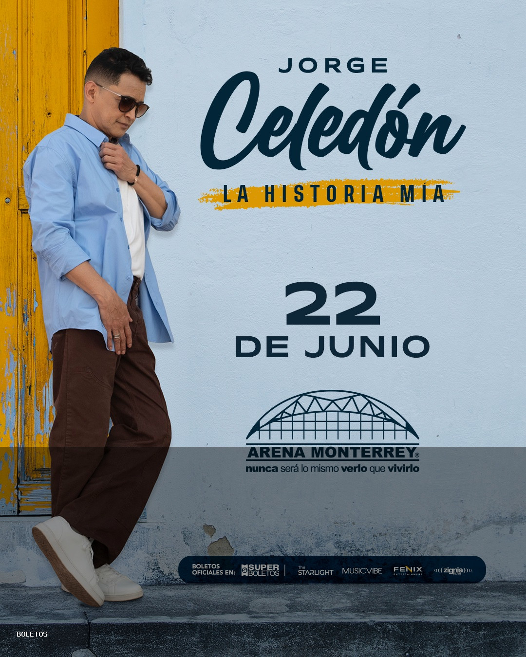 Concierto Jorge Celedón traerá una noche de puro vallenato a los regios en la Arena Monterrey en Monterrey