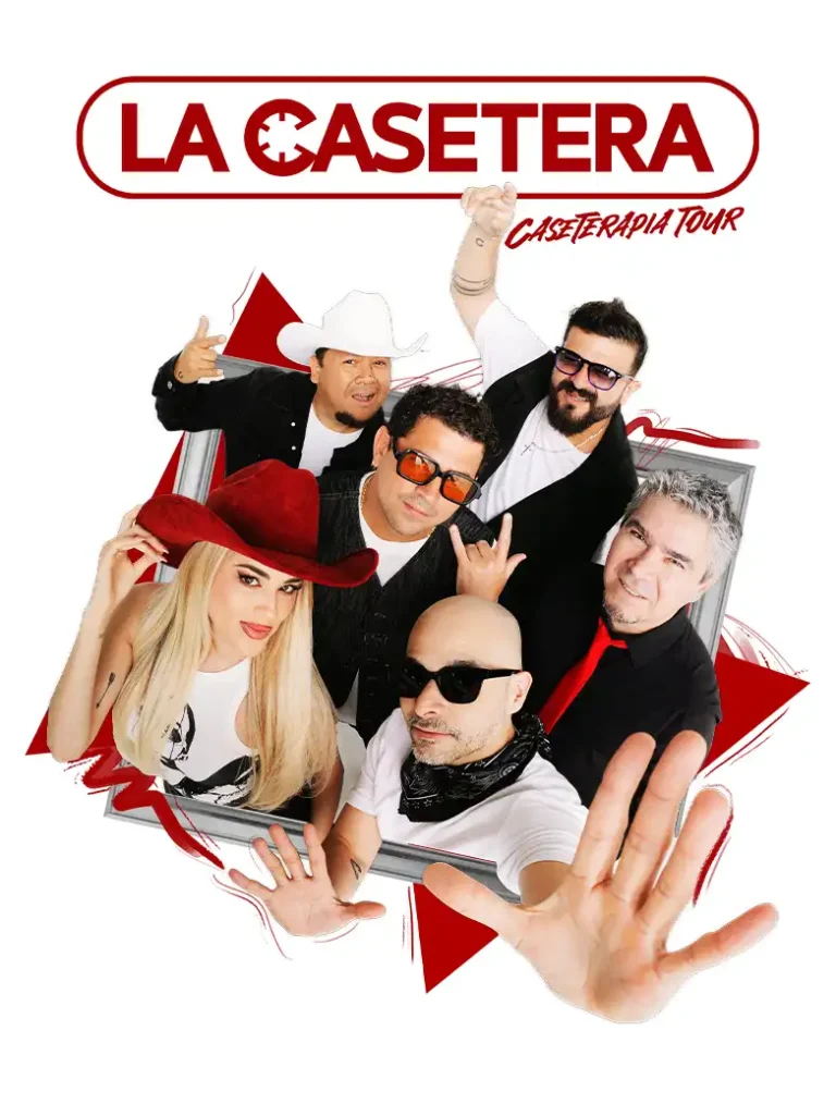 Póster del concierto de La Casetera en Monterrey 2026