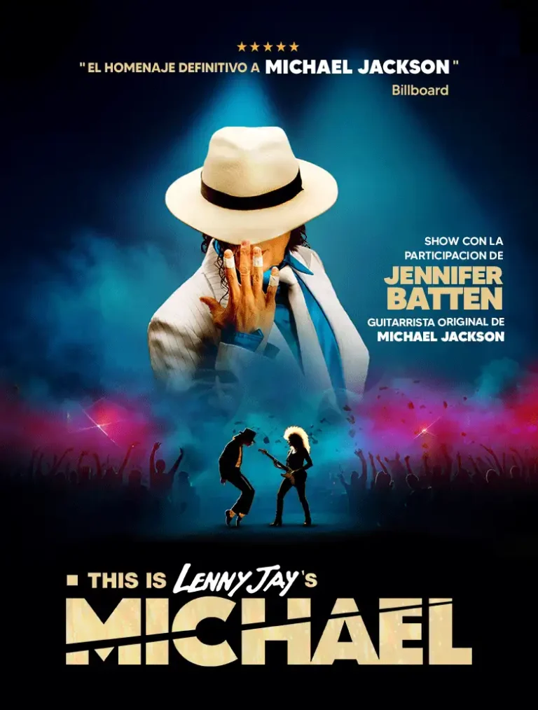 Póster del concierto de This is Michael en Monterrey 2026