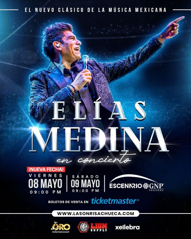 poster oficial Elias Medina en monterrey 2026